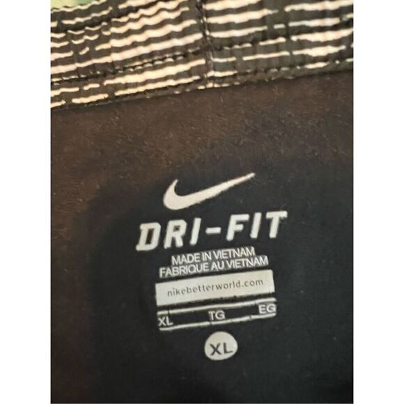 Nike Womens Athletic Black White Shorts Size XL - Picture 3 of 4